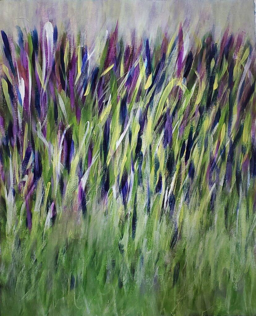 Ode to Spring. Acrylic on canvas 30 by 24 inches/76 by 60 cm 2024