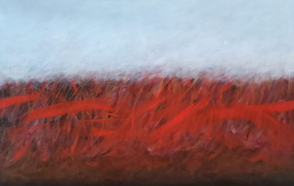 Life: Flow Acrylic on board 36 by 24 inches/91.5 by 76 cm 2024