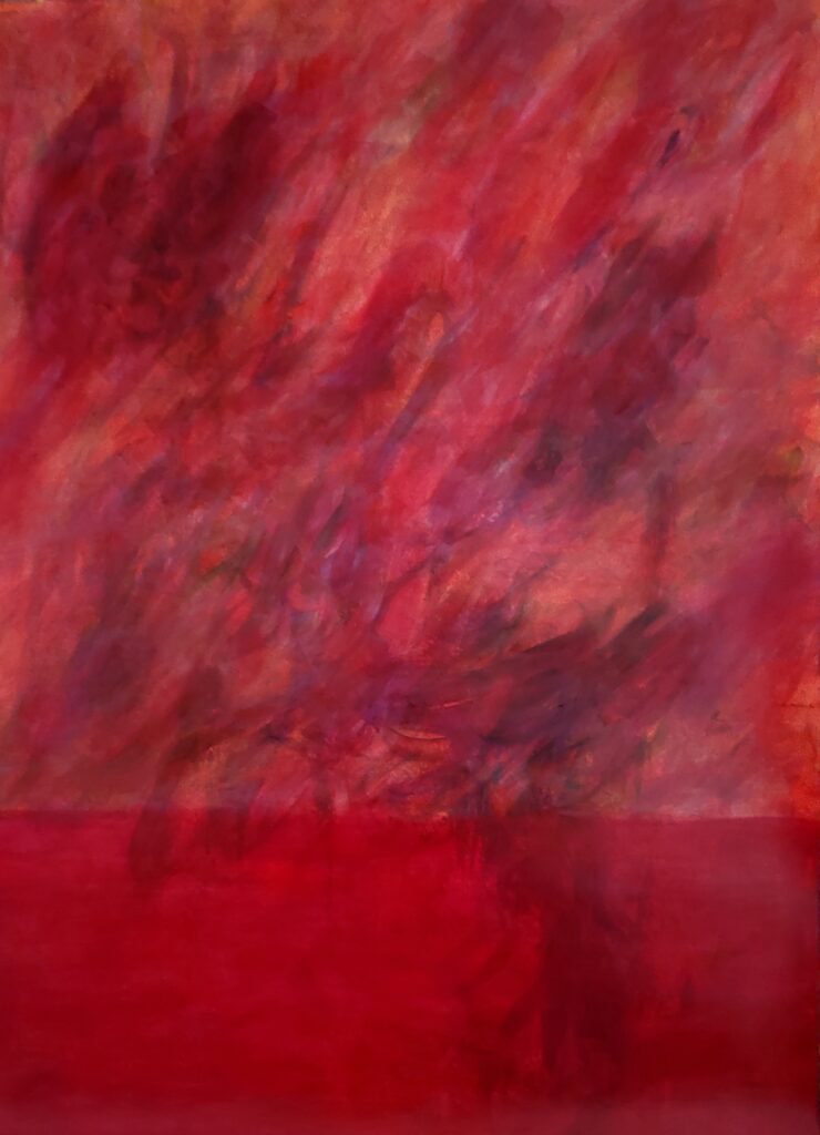 Life: (Un)forming Acrylic on paper 30 by 22 inches/76 by 56 cm 2024